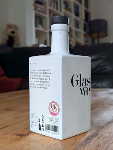 Photo of free Fancy Gin Bottle (sadly empty!) (Mold CH7) #2