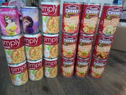 Photo of free 18 Cans chicken soup - expired (North Laurel) #1