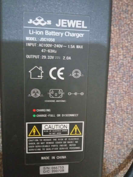 Photo of free E-bike/E-scooter Battery Charger (Eastville BS5) #1