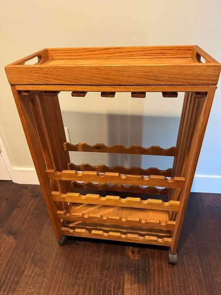 Photo of free Wooden wine rack (Wilmington, DE) #1