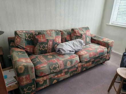Photo of free Three seater DFS sofa (Milnthorpe LA7) #1