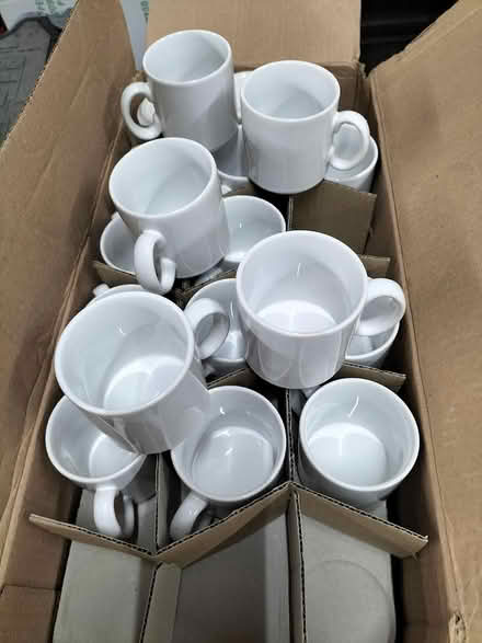 Photo of free 18 small white coffee mugs (Arnold NG5 9QP) #1