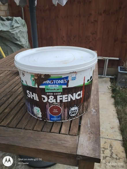 Photo of free Fence paint (Winklebury, RG23) #1