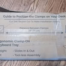 Photo of free Clamp on keyboard tray 28 inches (Mount Pleasant DC) #2