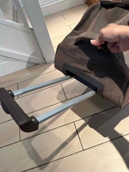 Photo of free Brown Wheelie Bag (1 Broken handle) (N6 Highgate High Street) #2