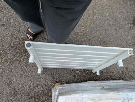 Photo of free Single white slim-line radiator (Headington OX3) #1