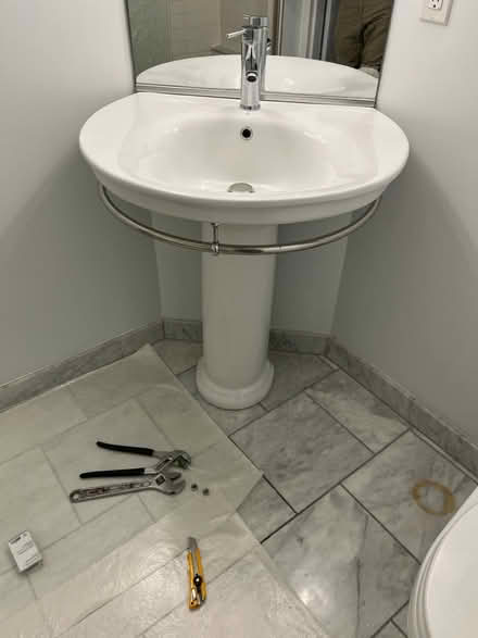 Photo of free Toto toilet pedestal sink (Alta Vista) #1