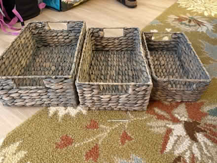 Photo of free 3 woven baskets (Alexandria) #1