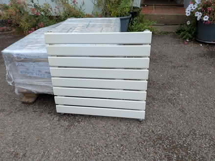Photo of free Single white slim-line radiator (Headington OX3) #2