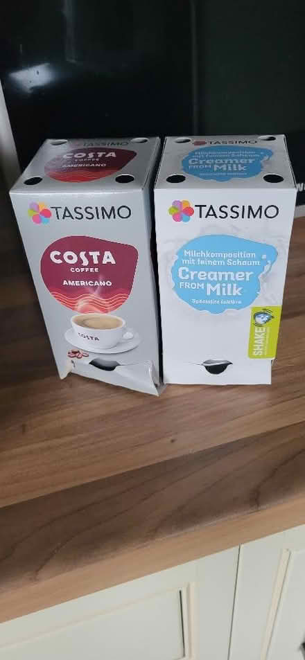 Photo of free Tassimo coffee pods and creamer (Clayton-le-Woods PR25) #2