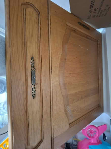 Photo of free Wooden kitchen cupboard door (WV11, Essington, Wolverhampton) #1