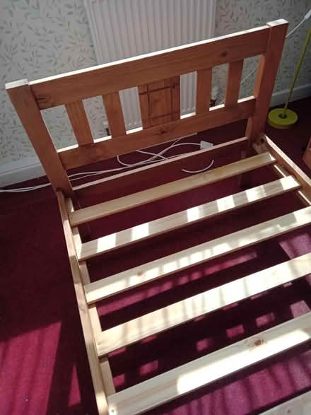 Photo of free Wooden single bed frame (Ridge) #1
