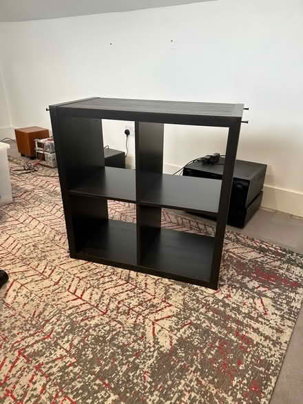 Photo of free IKEA kallax square storage unit in black (Elmers End BR3) #1