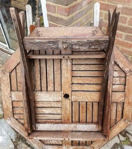 Photo of free Garden Table and 4 chairs + parasol. (Highfield HP2) #3