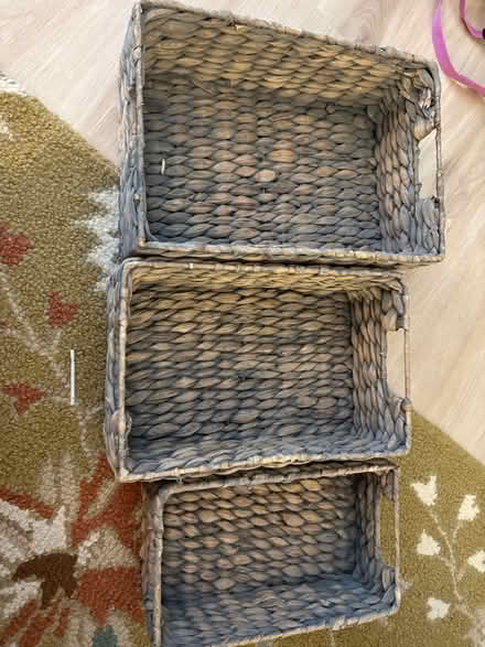 Photo of free 3 woven baskets (Alexandria) #2