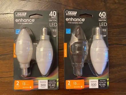 Photo of free 3 Candelabra light bulbs (Cabin John near Bethesda) #1