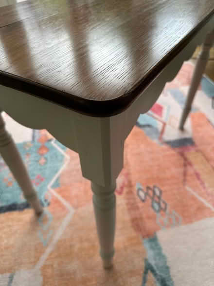 Photo of free Wooden painted side table (Horsham North RH12) #2
