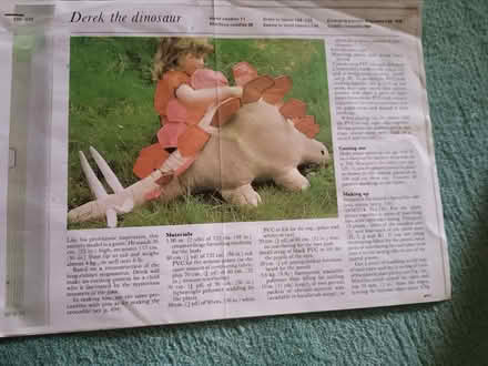 Photo of free Derek the Dinosaur Pattern (The Rock TF3) #1