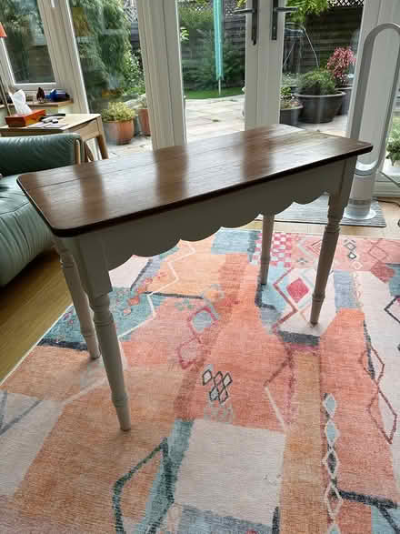 Photo of free Wooden painted side table (Horsham North RH12) #1