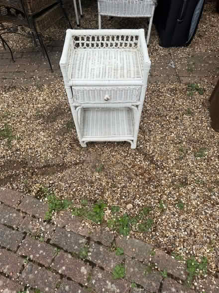 Photo of free Rattan bedside cabinet (Harpenden AL5) #4
