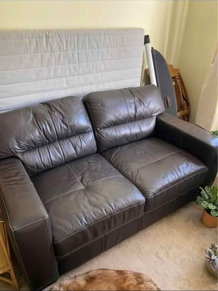 Photo of free Two seater leather sofa (EH16, Prestonfield) #1