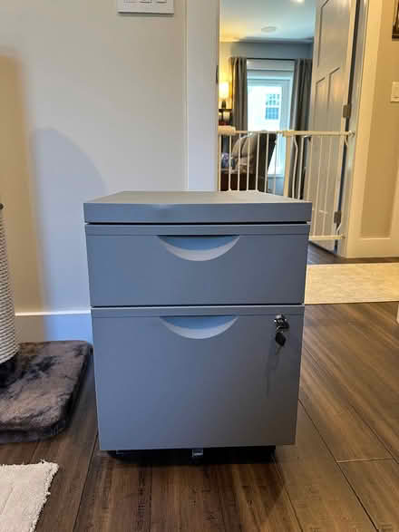 Photo of free Metal filing cabinet (North Amherst) #1