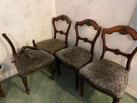 Photo of free Four dining chairs (Kenilworth CV8) #1