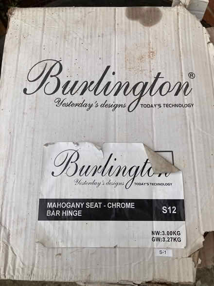 Photo of free Mahogany toilet seat (Horspath (OX33)) #2