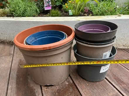 Photo of free 10-15 assorted Plant pots (N6 Highgate High Street) #1