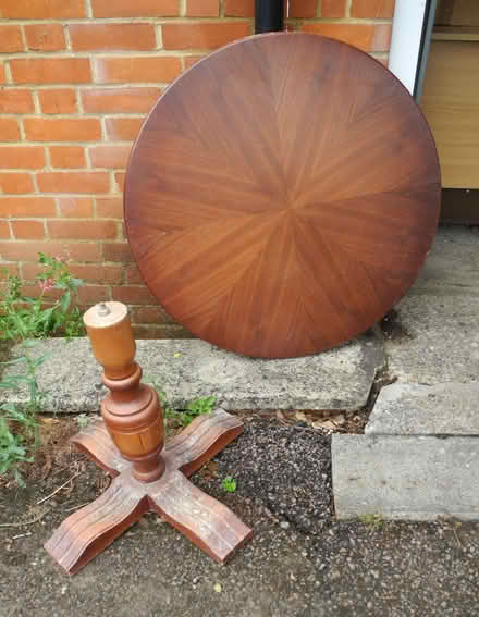 Photo of free circular coffee table (Whitehill SG4) #1