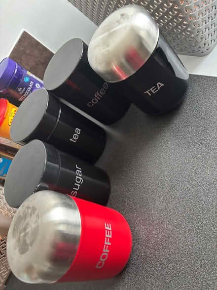 Photo of free Sugar, Tea and Coffee Canisters (St Leonards on sea TN38) #2