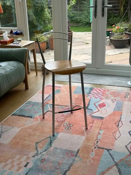 Photo of free Wood/metal bar stool (Horsham North RH12) #1