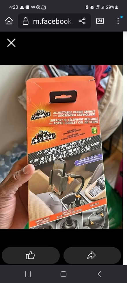 Photo of Car Cup Phone Holder (East York) #1