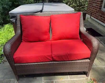 Photo of free Wicker Love Seat (Phoenixville/Valley Forge) #1