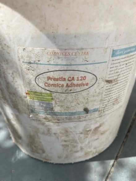 Photo of free 18kg tub cornice adhesive (Fulham) #1