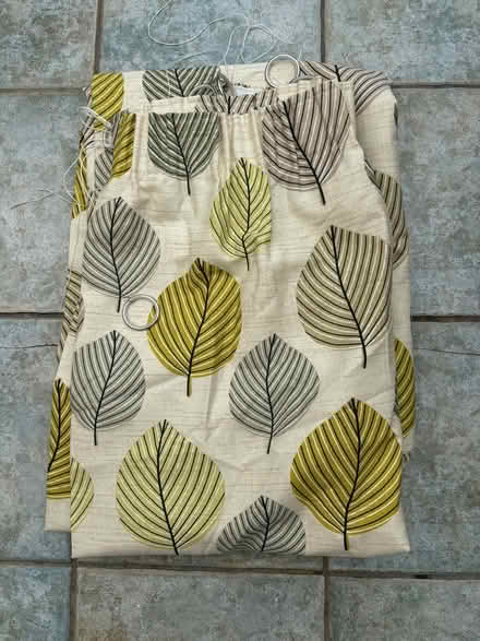 Photo of free Pair of long curtains and metal hanging rings (Hurdsfield SK10) #1