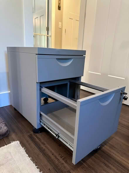 Photo of free Metal filing cabinet (North Amherst) #2