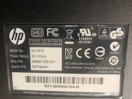 Photo of free HP Keyboard and Mouse (Hertford SG14) #2