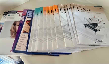 Photo of free Piano/Clarinet lesson books (Pleasanton Stoneridge) #1