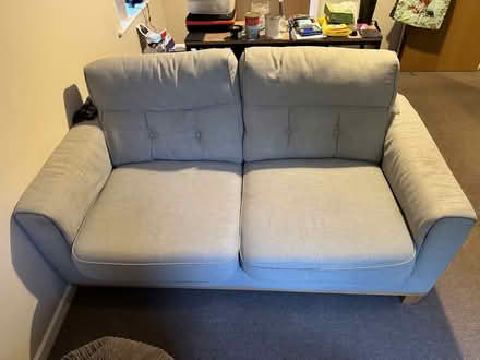 Photo of free IKEA 2 Seater Sofa and Pouffe (Ickleford) #2