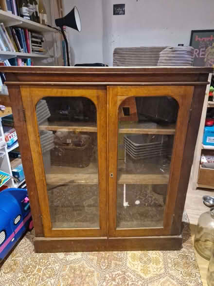 Photo of free Glass-Fronted Cabinet (Bonsall DE4) #1