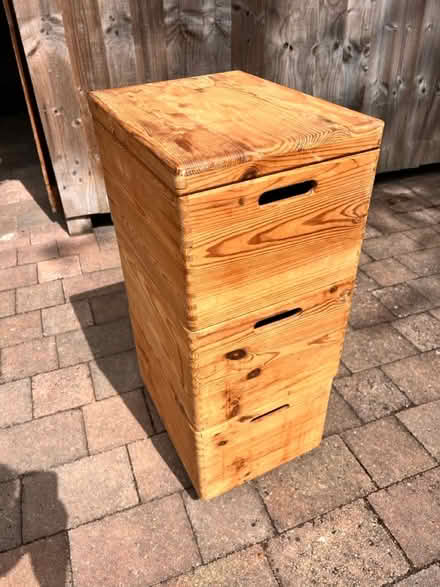 Photo of free Wooden storage boxes (CR7 Thornton heath) #1