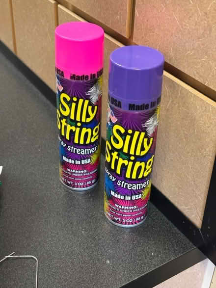 Photo of free 2 cans of Silly String (Washington & Bernardo) #1