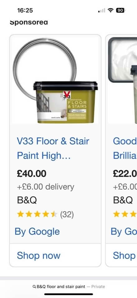 Photo of free B&Q Stair and Floor paint. (Heaton Moor SK4) #1