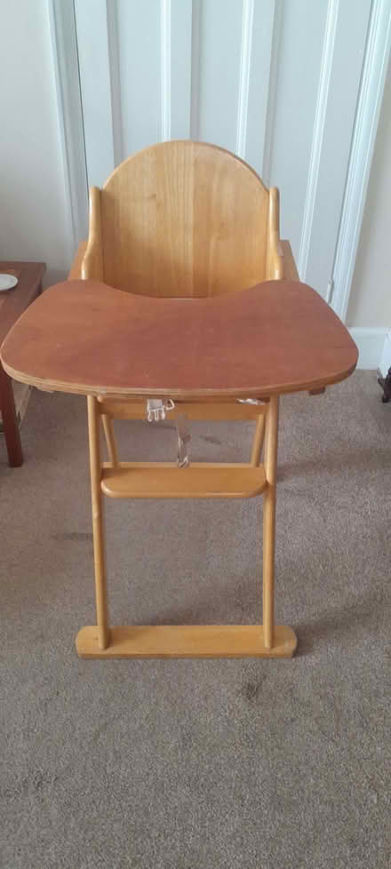 Photo of free Wooden high chair (Goodmayes IG3) #1
