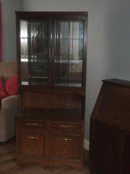 Photo of free Tall wooden Cupboard (Crewe) #2
