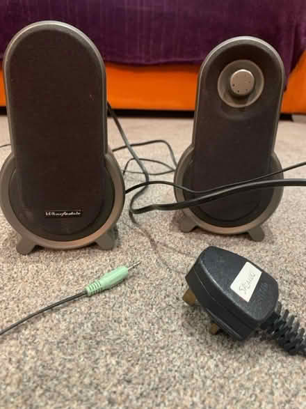 Photo of free Wharfdale cabled speakers (Malvern Link WR14) #1