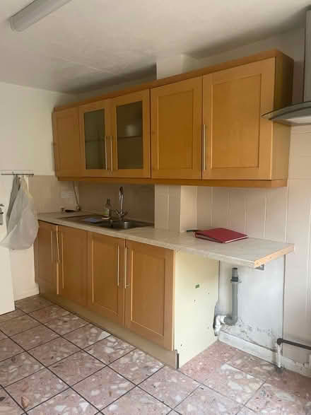 Photo of free Kitchen worktop, sink and cupboards (Stepney Green E1) #1
