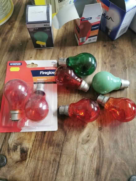 Photo of free Red and green light bulbs (Leominster HR6) #1
