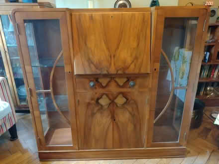 Photo of free 1930's/40's writing/secretary desk/display cabinet (Bradford on Avon BA15) #1